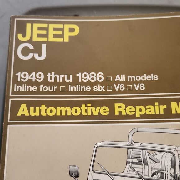 Haynes Jeep CJ 1949-86 Repar Manual - Picture 2 of 2
